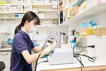 かわばた矯正歯科 歯科技工室